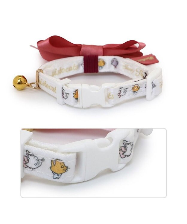 PET PARADISE ディズニー ベルリオーズ 猫首輪 S / M レッド