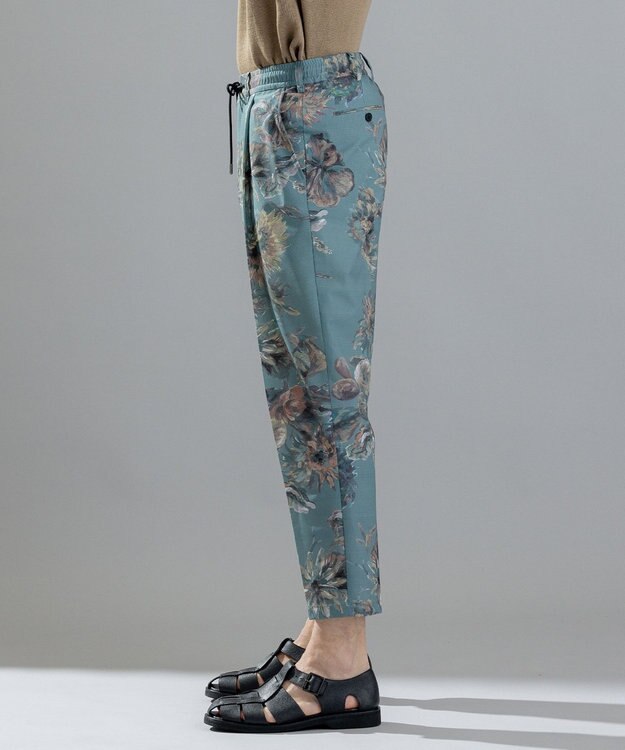 JOSEPH HOMME 【LEON 掲載】クールドッツストレッチトロピカル柄　/ TEDDY CONVERTIBLE ピーコックグリーン系5