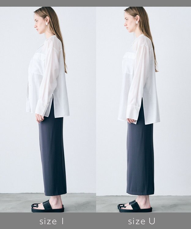 uncrave リヨセルシルクローン シャツ オフ