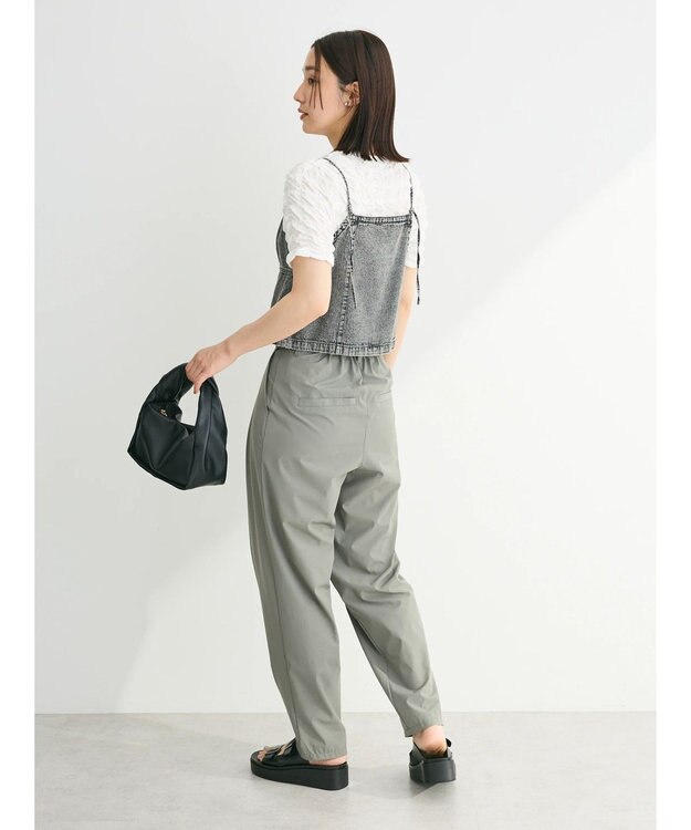 Green Parks ・ＥＬＥＮＣＡＲＥ　ＤＵＥ　Ｗ－ＺＩＰ　デニムキャミ Gray
