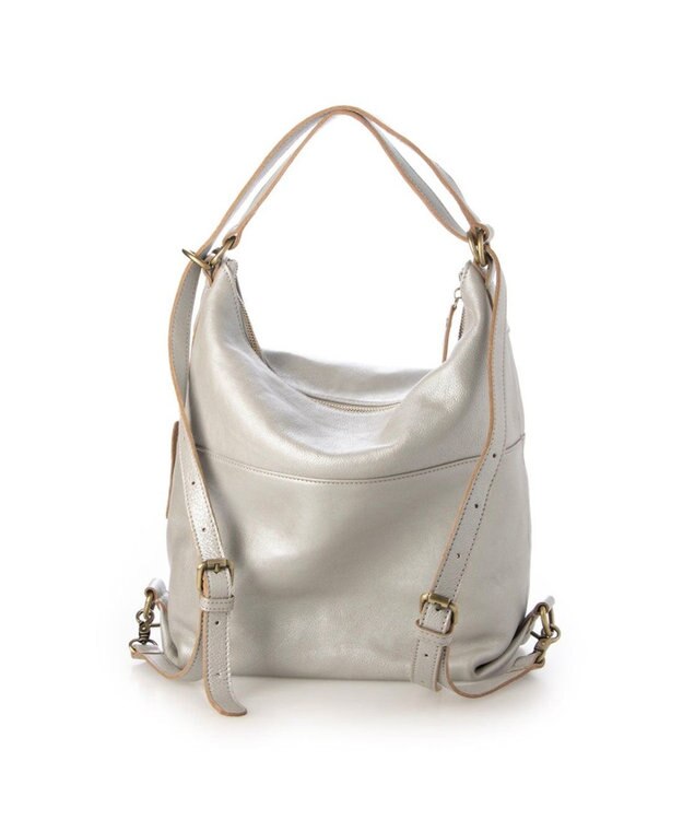 UNBILLION アトランタ ATLANTA / 牛革2wayリュック シルバーグレー