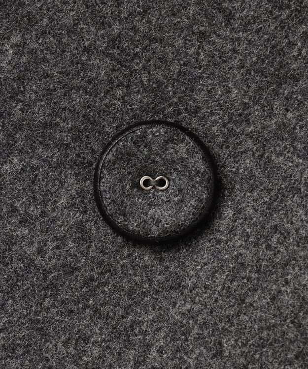 uncrave ライトメルトン ロングチェスターコート チャコール