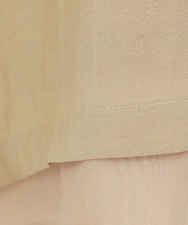 Green Parks 裾レイヤードショートスリーブシャツ Beige