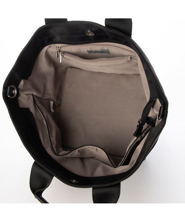 UNBILLION カシュカシュ cachecache / ナイロンツイル2wayテープトート ブラック