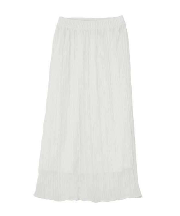 CRAFT STANDARD BOUTIQUE シアーワッシャースカート White