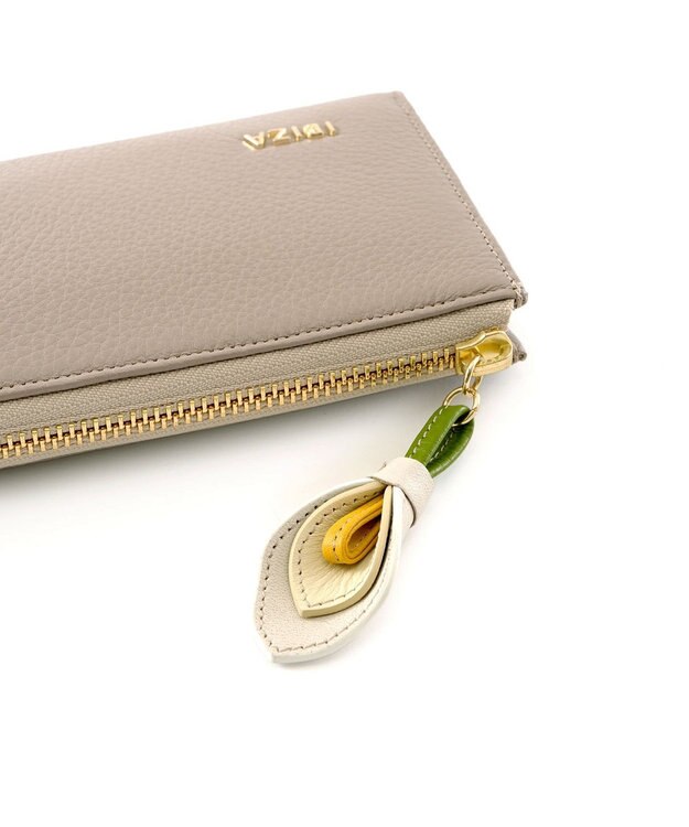 IBIZA プレーサ　L字ファスナー長財布 ピンクベージュ