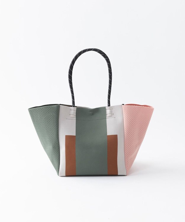 TRICOTE 【 軽くて丈夫・A4サイズ対応】ブロックサイドメッシュバッグ 72PINK