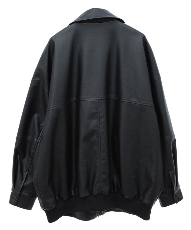 AMERICAN HOLIC フェイクレザーブルゾン Black