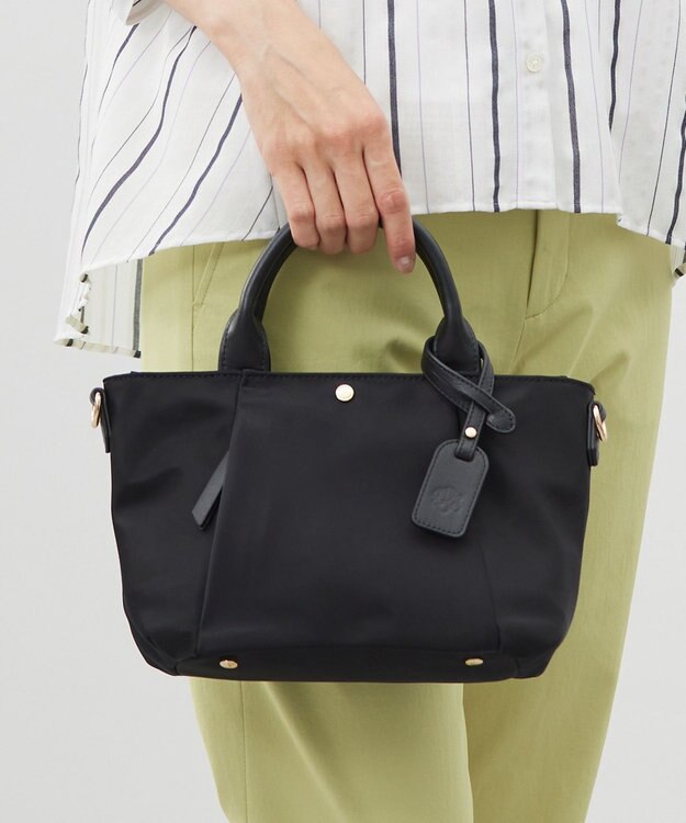 J.PRESS LADIES 【新色登場！・WEB限定カラーあり・2way】ナイロン ポシェット バッグ ブラック系