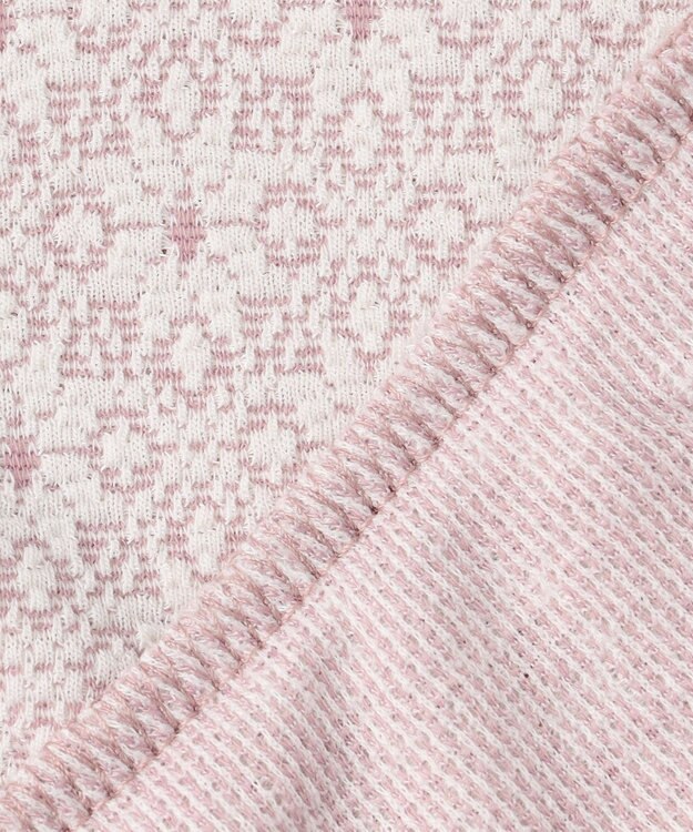 組曲 KIDS 【110-140㎝】 フロストフラワージャガード トレーナー ラベンダー