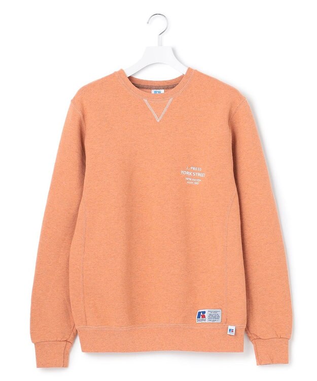J.PRESS YORK STREET 【UNISEX】RUSSELL×YORK STREET クルー オレンジ系