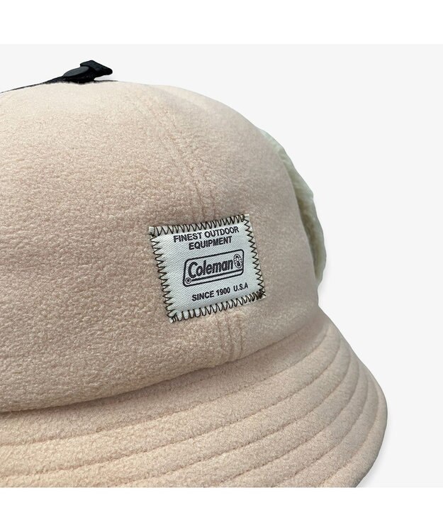 林八百吉商店 Coleman　キッズ　２way耳付きフリースメトロハット ピンク