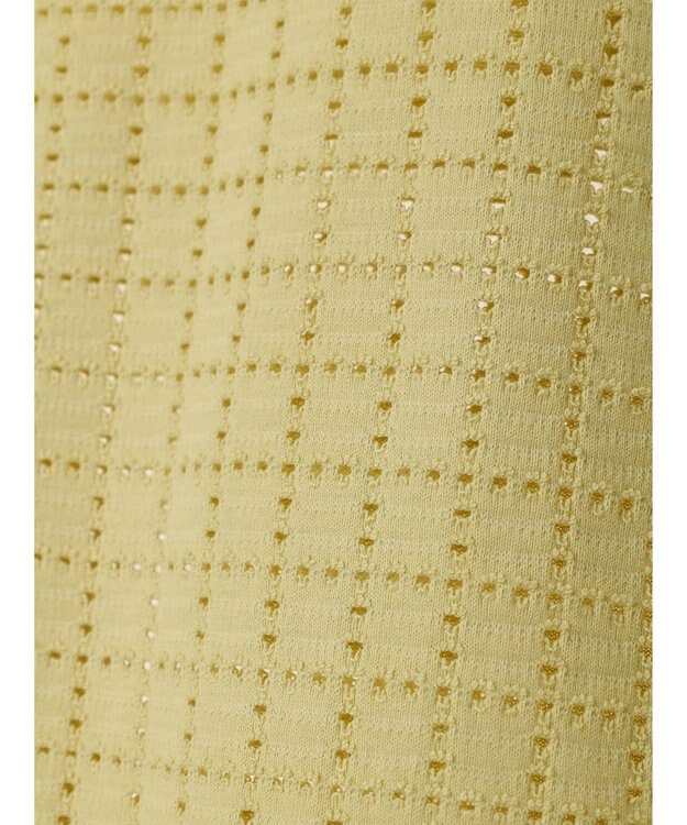 earth music&ecology ジャガードレースプルオーバー Yellow