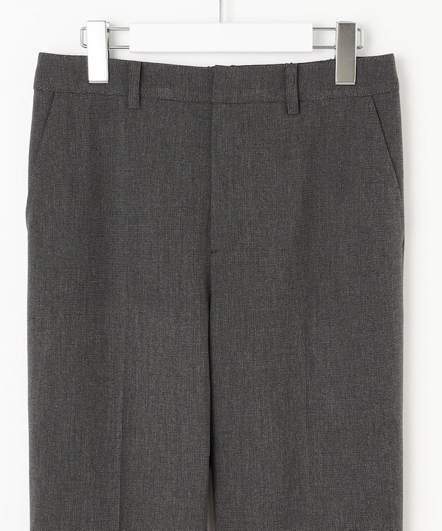 J.PRESS LADIES T/Rアルガンシルク テーパード パンツ ライトグレー系