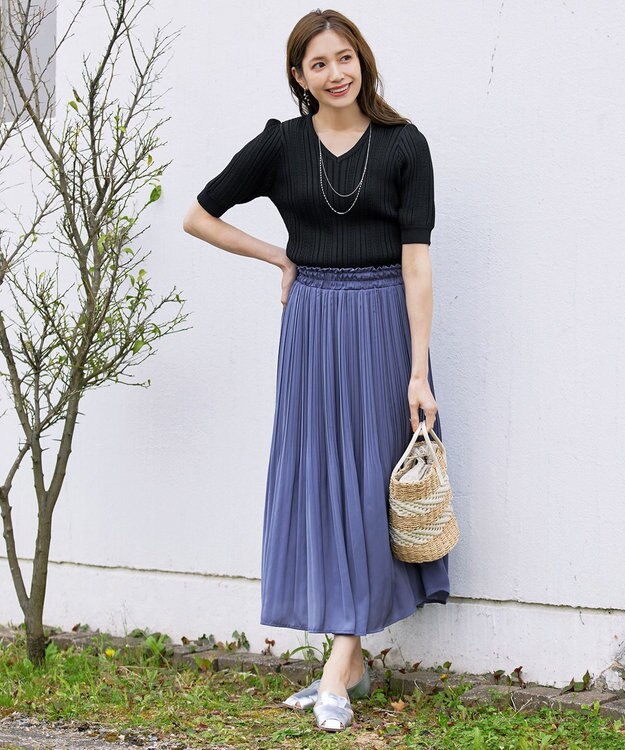 Tiaclasse 【安田美沙子さん  小倉優子さん着用・日本製】大人可愛い2連風チェーンネックレス シルバー