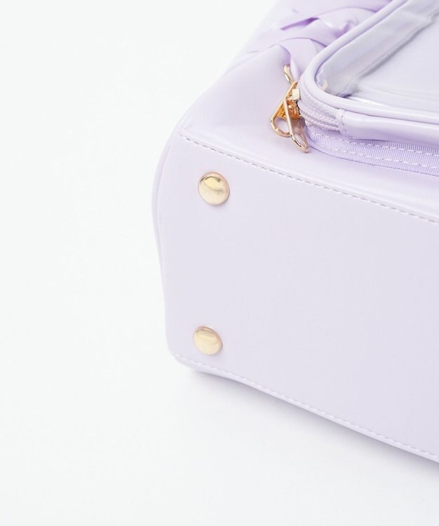 WEGO 【痛バ＆推し活グッズ】レースアップフレーム痛バッグL ライトパープル