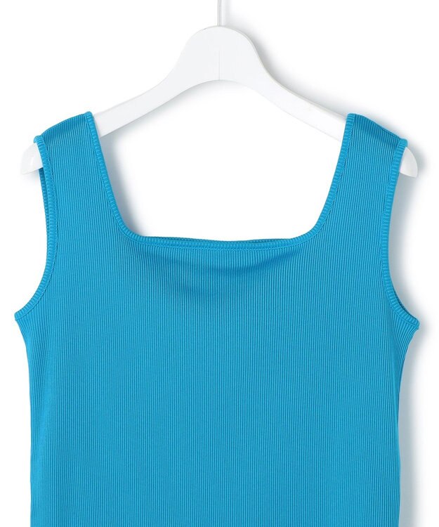 ICB ブライトステッチリブ タンクトップ ターコイズ