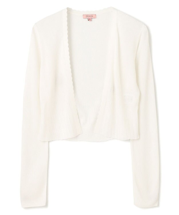 TOCCA EYELET AJISAI BOLERO ボレロ オフ系