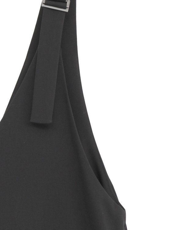 AMERICAN HOLIC イージーケアVネックオールインワン Gray Mixture