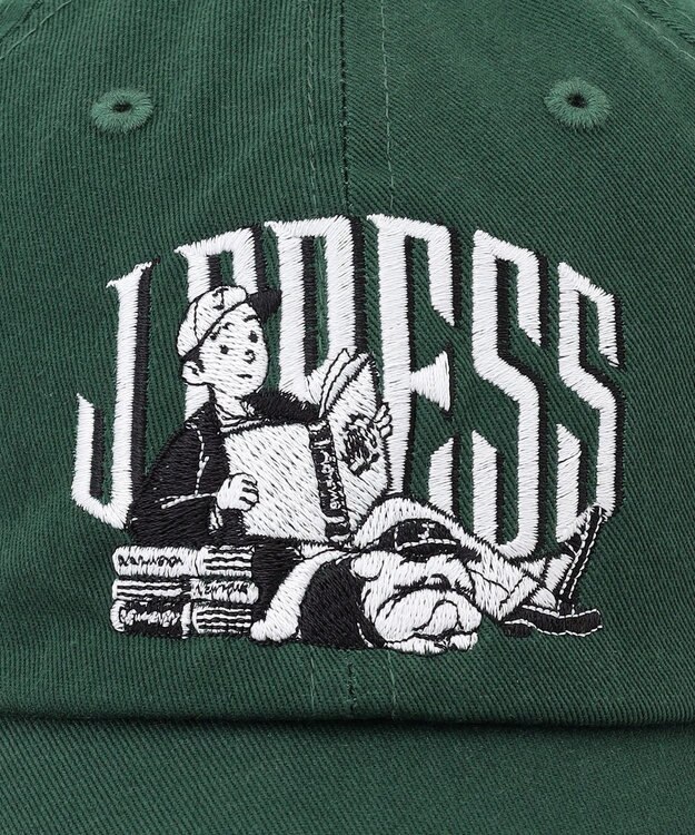 J.PRESS MEN 【AaronChang】【UNISEX】ロゴ キャップ ダークグリーン系