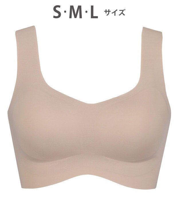 Wing ノンワイヤーブラ 【フィットトップ】 よく伸びて快適フィット 身生地部は吸汗速乾 MB1010 ウイング／ワコール シナモンブラウン