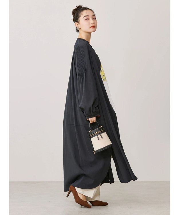 AMERICAN HOLIC フレアシャツワンピース Black