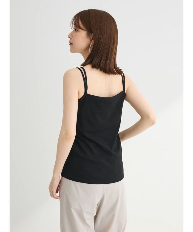 Green Parks カップ付きマルチストラップタンク Black