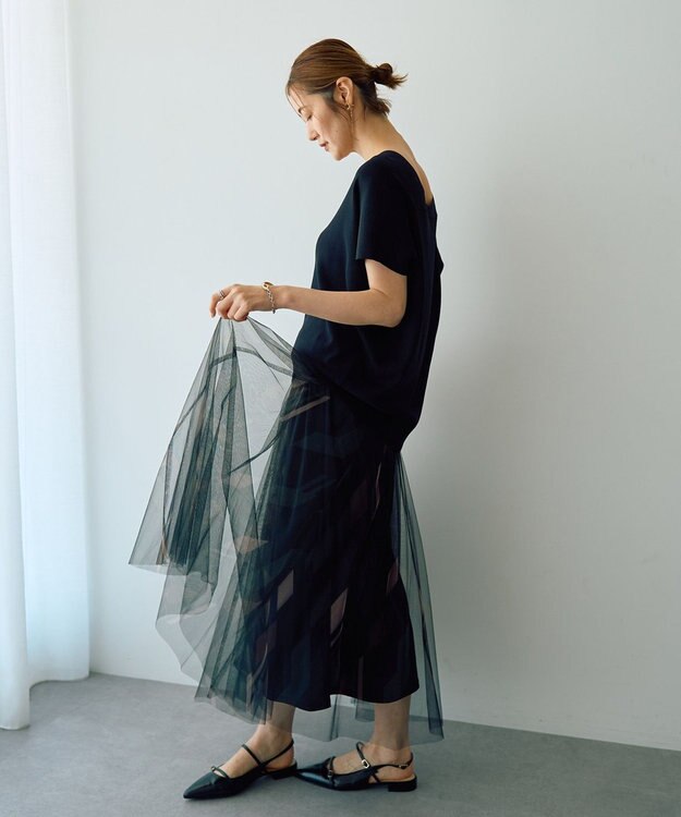 YECCA VECCA Vネックドルマンニット Camel