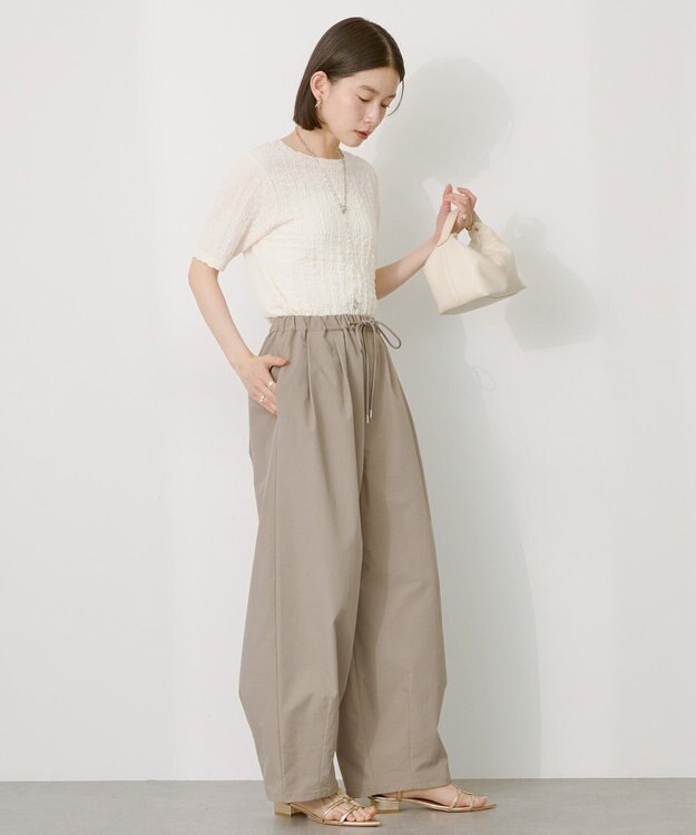 AMERICAN HOLIC ぽこぽこ半袖Tシャツ Ivory