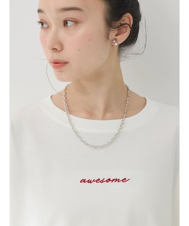 earth music&ecology ａｗｅｓｏｍｅ　ルーズＴ Off White