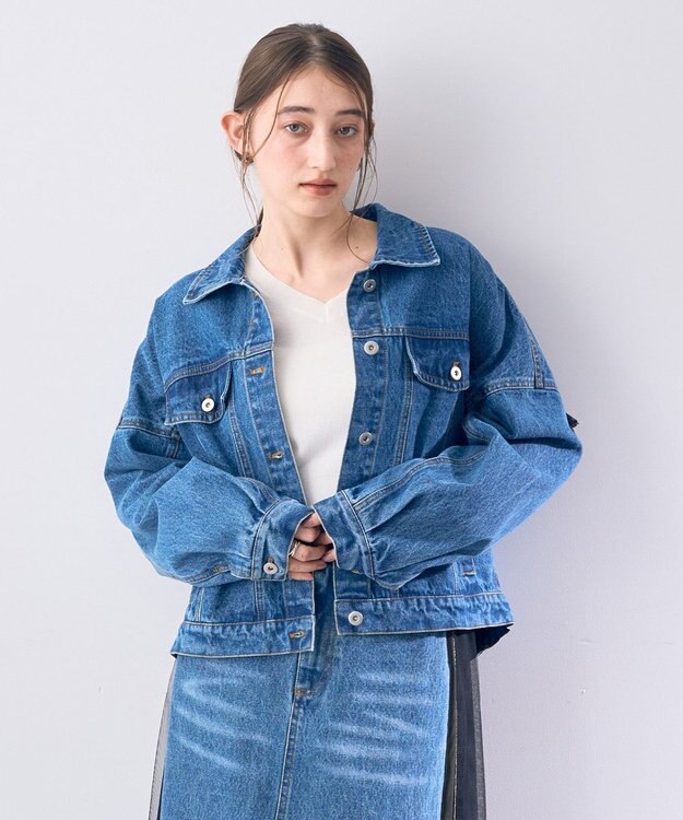 YECCA VECCA フリンジデニムジャケット