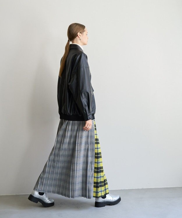 AMERICAN HOLIC フェイクレザーブルゾン Black