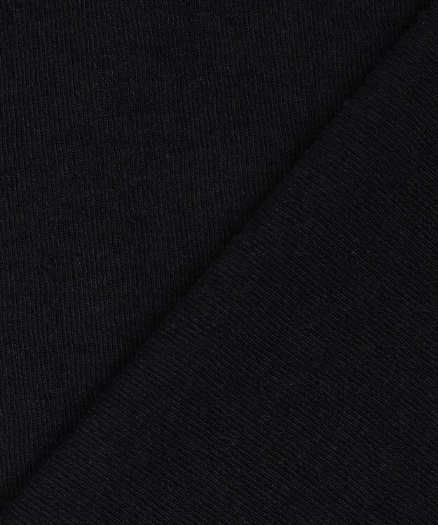 23区 【先行予約】シアーフライス レイヤード タートル カットソー ブラック系