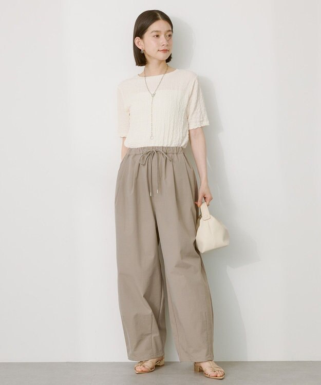 AMERICAN HOLIC ぽこぽこ半袖Tシャツ Ivory