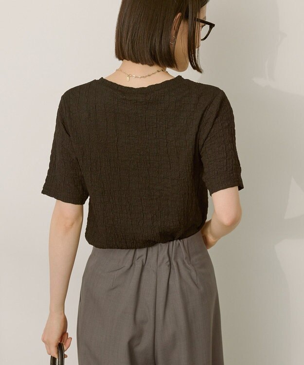 AMERICAN HOLIC ぽこぽこ半袖Tシャツ Black