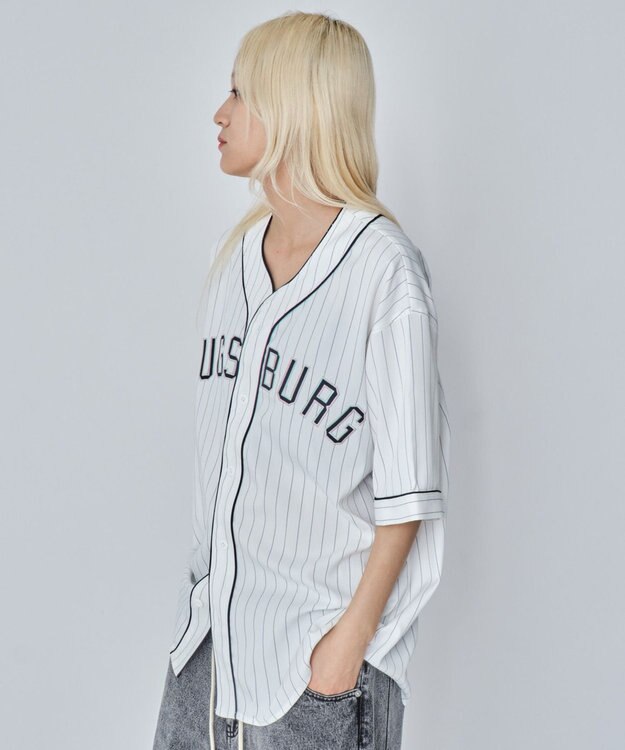 WEGO 【ユニセックス着用ITEM/MLサイズ展開】ベースボールシャツ（SS） ホワイト