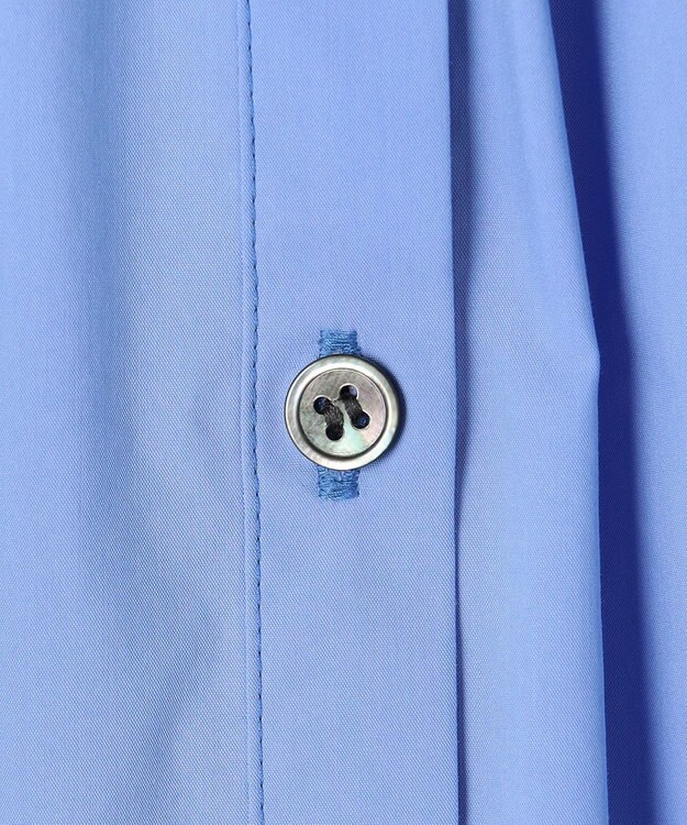 23区 【洗える】コンパクトライトクロス ピンタック ワンピース ブルー系