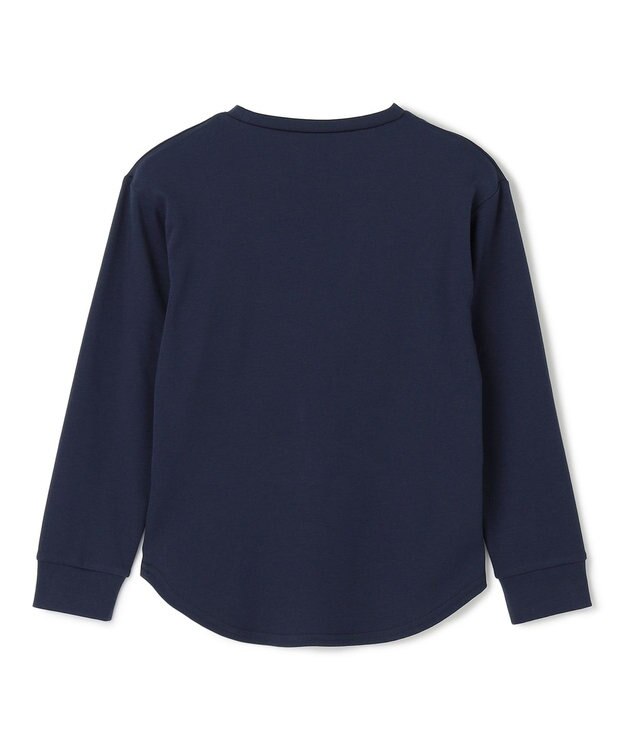 UNFILO 【110-150cm】選べるアソート ロゴロンT(UNISEX) [刺繍ロゴ]ネイビー