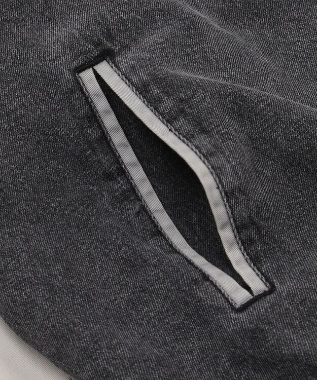 WEGO 【ユニセックス着用ITEM/MLサイズ展開】デニムスタジャン デニムブラックソノタ