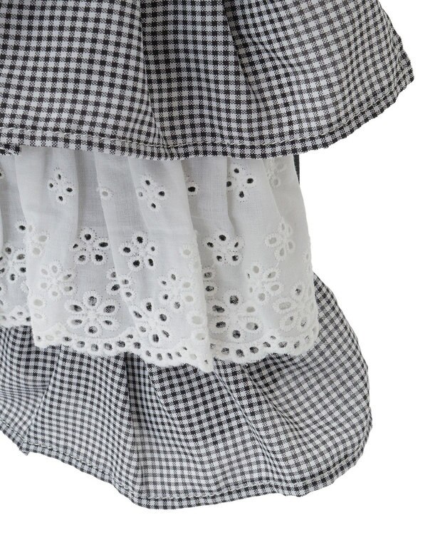 Maison de FLEUR EC限定フロントフリルトートバッグ Black