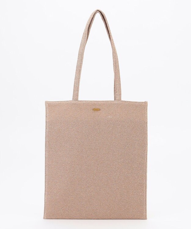 ANY SIS ラメサブトート バッグ ベージュ