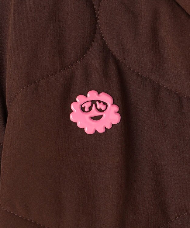 PW CIRCULUS 【撥水加工 / ストレッチ】【MEN】キルティング中綿ブルゾン ゴルフ ダークブラウン系