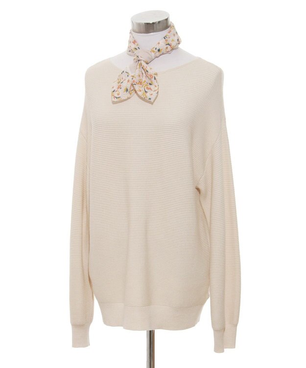 MOONBAT フルラ (FURLA) コットンプチスカーフ 50cm×50cm ベージュ