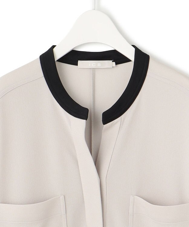 ICB 【WEB限定・洗える】 アムンゼンジャージー ワンピース トープ系