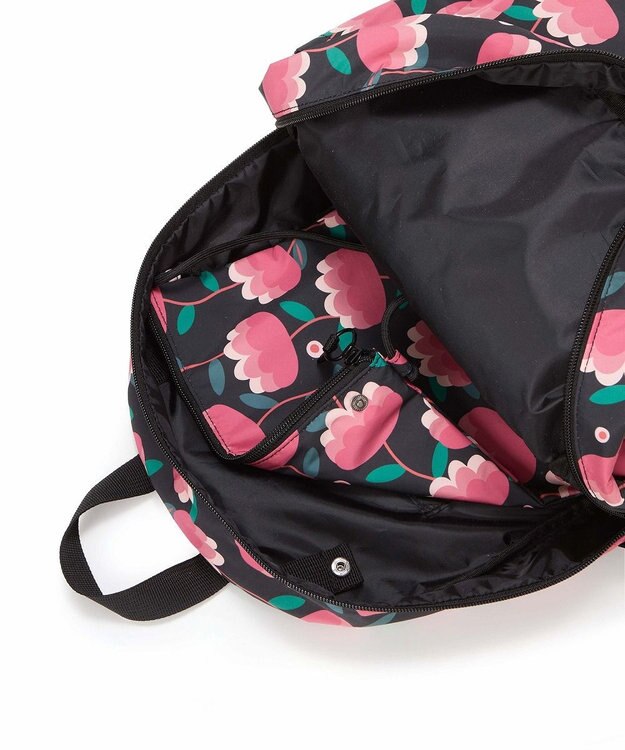 TOPKAPI 【TREASURE TOPKAPI】プリント ショルダーバッグ付き リュック / バックパック ピンク