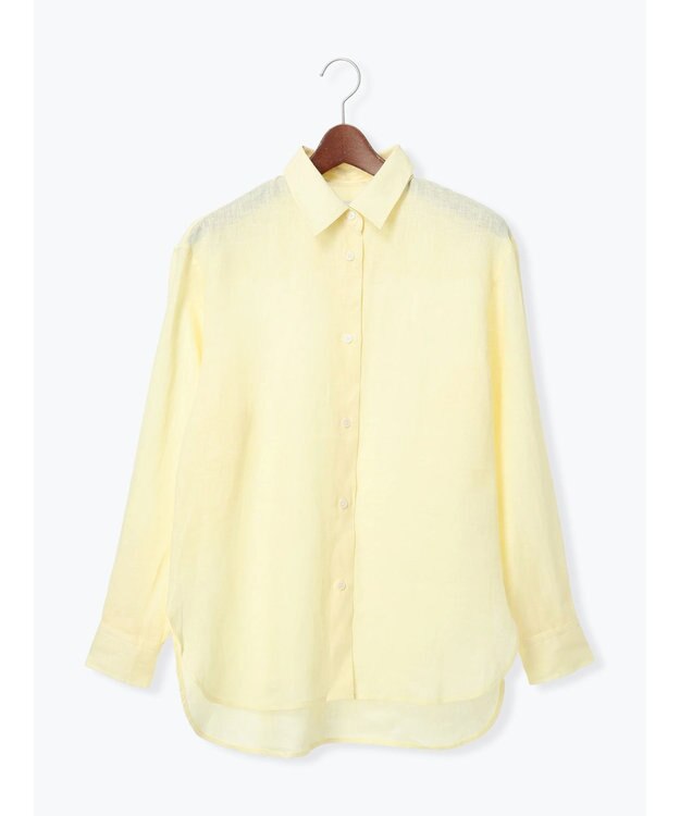 Te chichi フレンチリネンシャツ イエロー