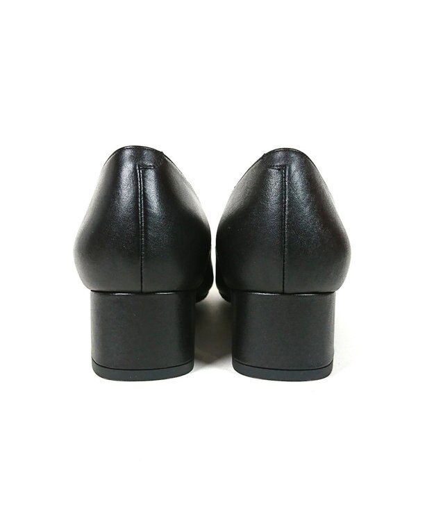 Dominic3 晴雨兼用 ポインテッド レザーパンプス ブラック
