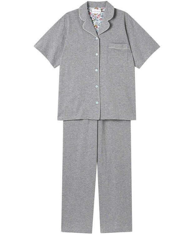 une nana cool MADE WITH LIBERTY FABRIC 綿混ソフト天竺 半袖パジャマ GB