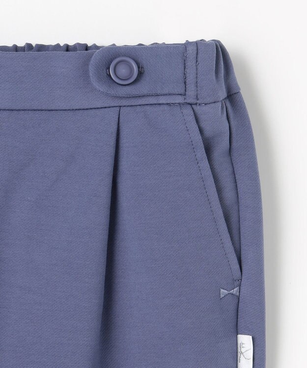 組曲 KIDS 【110-140㎝】ソフトストレッチテーパード パンツ アネモネブルー