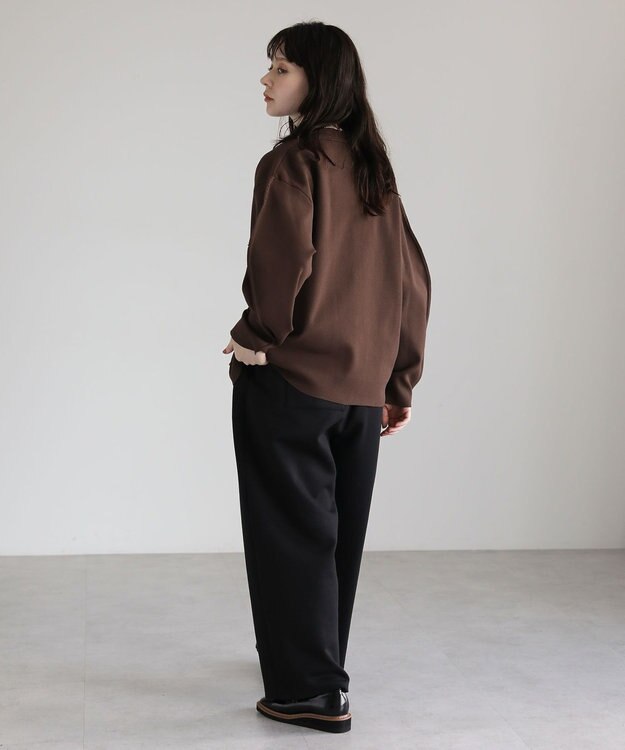 Green Parks ・ＥＬＥＮＣＡＲＥ　ＤＵＥ　ニットシングルジャケット Brown